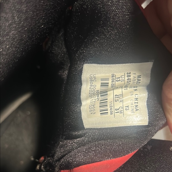 Red Jordan Nike flights size 13 - Picture 5 of 5